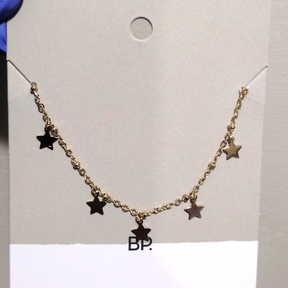 Women's Stunning Polished Gold tone Star Dropping Charms Necklace 16+2-inch - Picture 3 of 6
